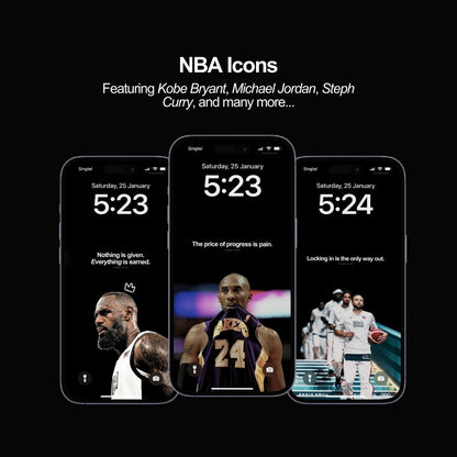 ICONS - NBA Aesthetic Wallpaper Pack