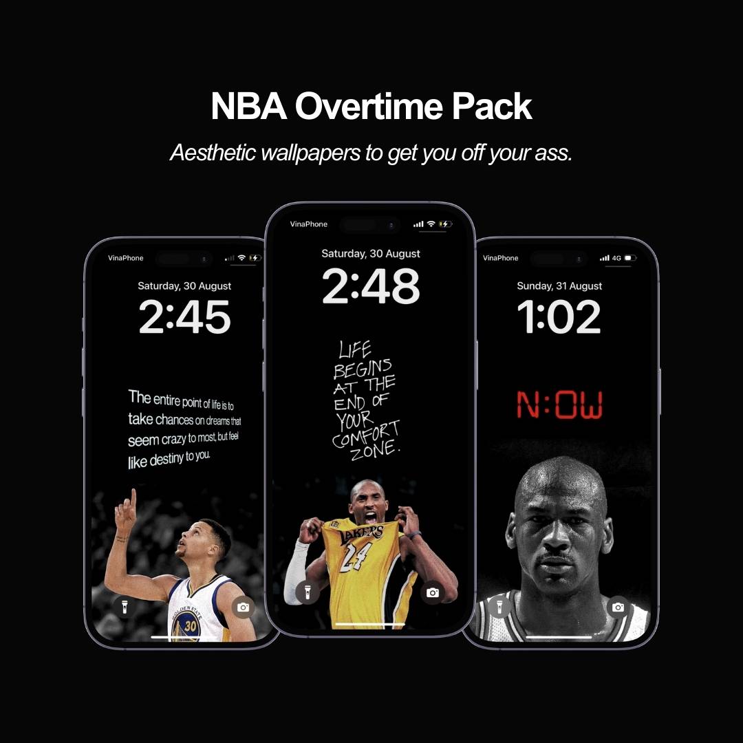 OVERTIME - NBA Graphic Wallpaper Pack