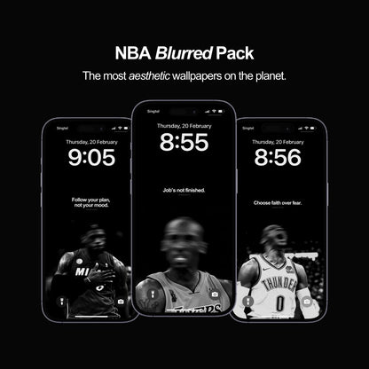 BLURRED - NBA Aesthetic Wallpaper Pack