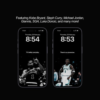 BLURRED - NBA Aesthetic Wallpaper Pack
